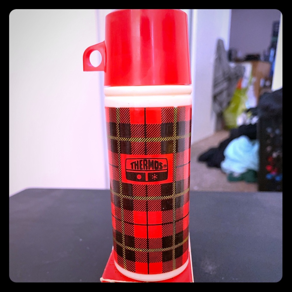 Avon vintage thermos mug perfume